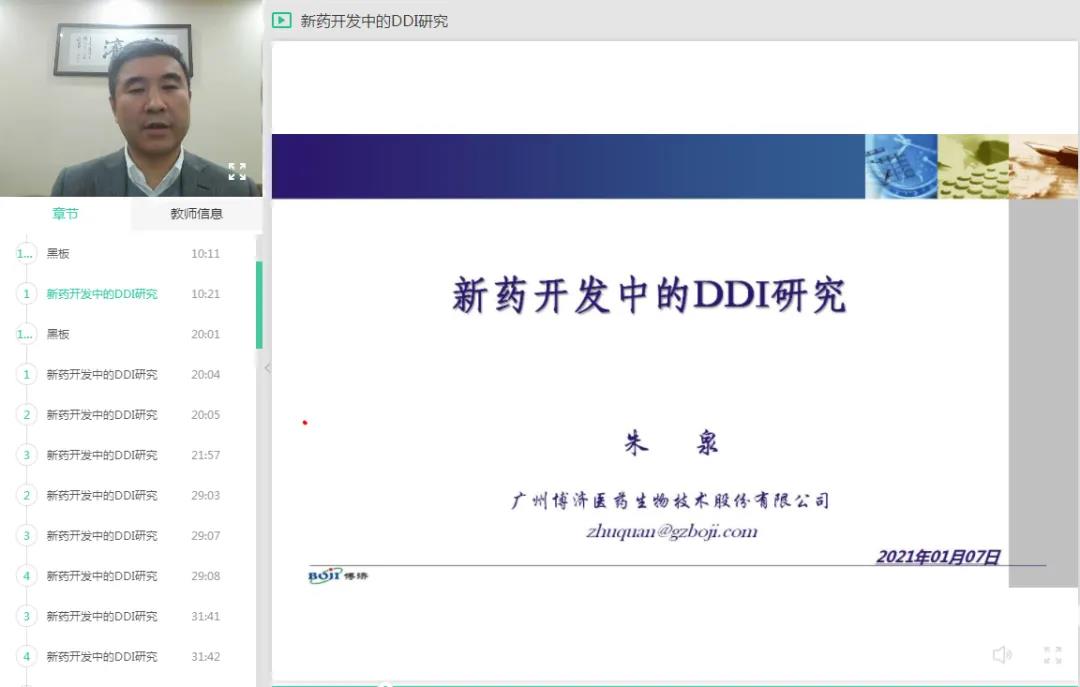 “博濟(jì)研語”第十六講：新藥開發(fā)中的DDI研究！