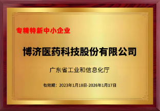 廣東省專精特新中小企業(yè)