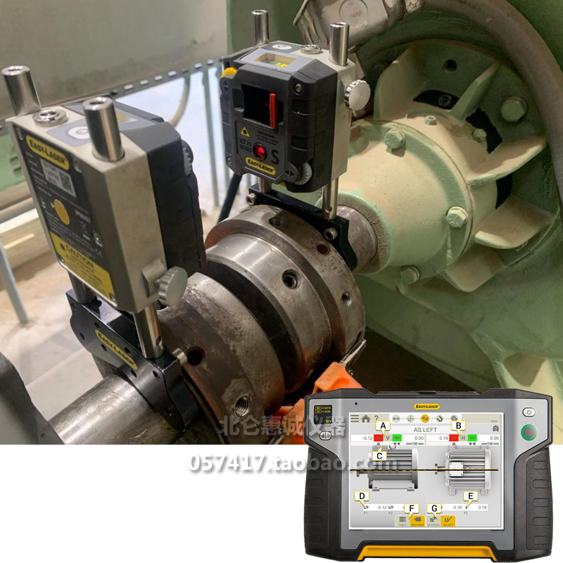 平行和角泵對中