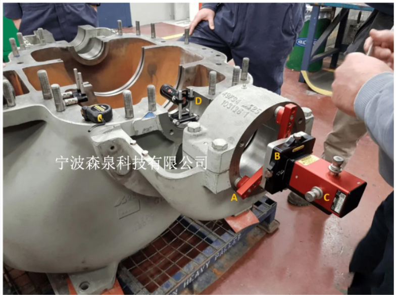 大型汽輪機(jī)隔板洼窩中心測(cè)量分析